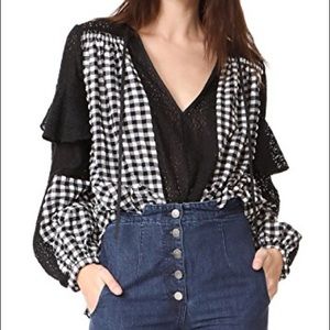 Rachel Comey Lace Willow Blouse - NWOT